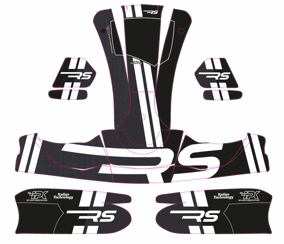 RS DARK STICKERS KIT MOD.507 BODYWORKS