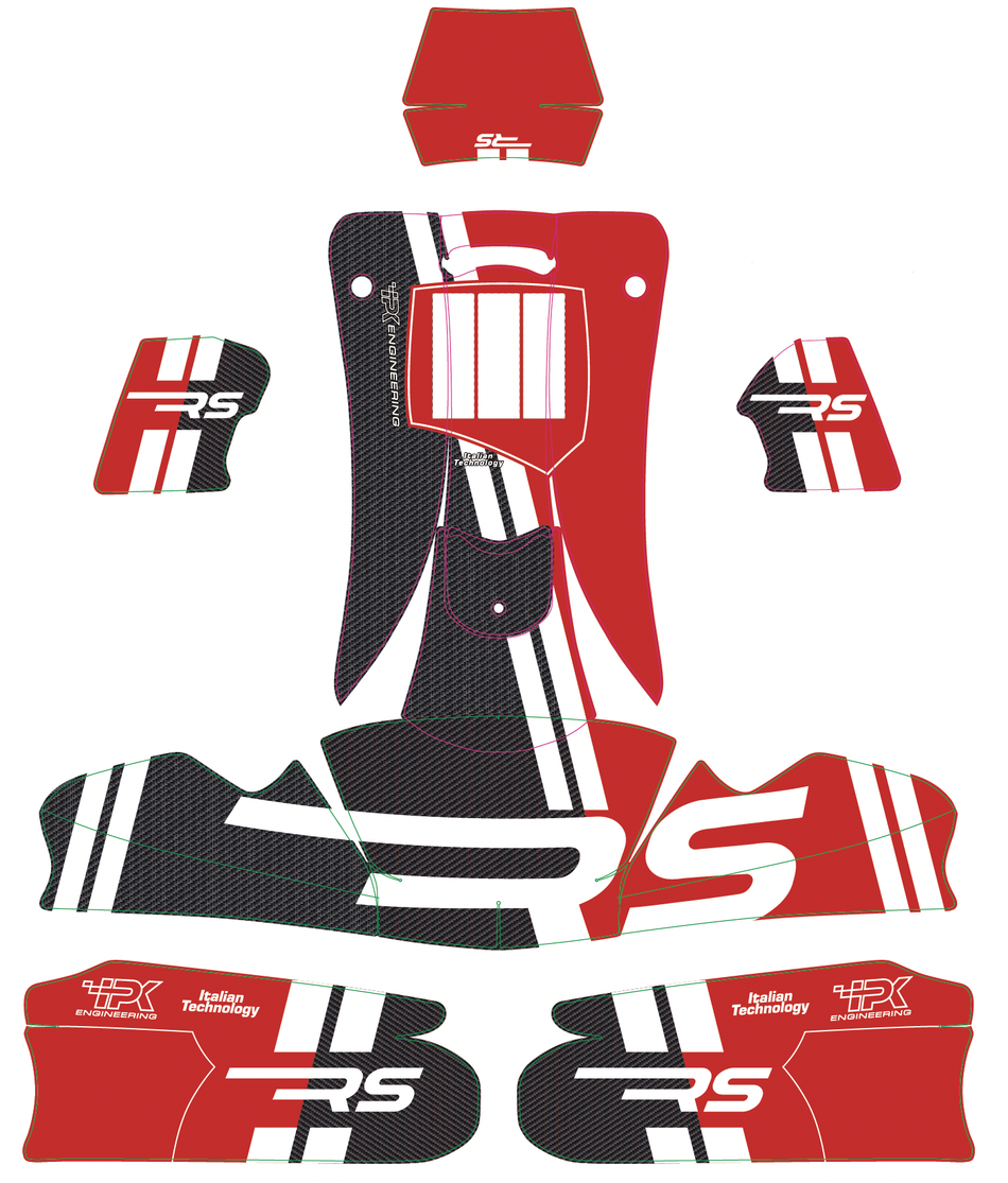 RS BODYWORKS + TANK STICKERS KIT MOD.MK27